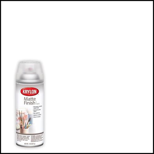 Finish Spray Coating Matte Finish Clear 11 oz Clear - pack of 6