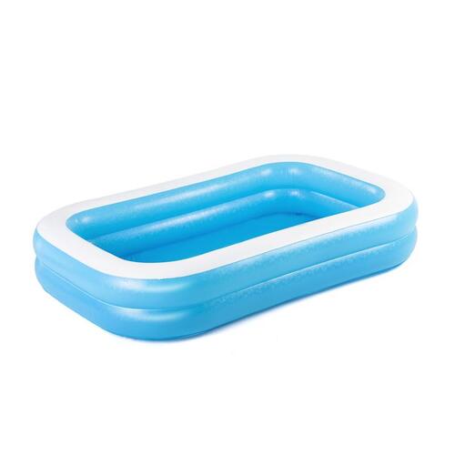 Inflatable Pool H2OGO 206 gal Rectangular 20" H X 69" W X 8.5 ft. L Blue/White