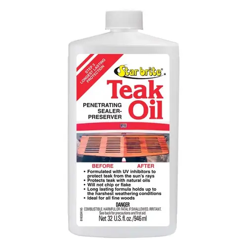 Star Brite 81632 Teak Oil Liquid 32 oz