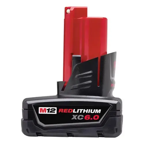 Battery Pack M12 RedLithium XC 6 Ah Lithium-Ion Black/Red