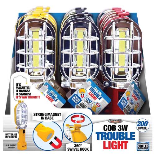 COB Trouble Light 240 lm Assorted LED Assorted