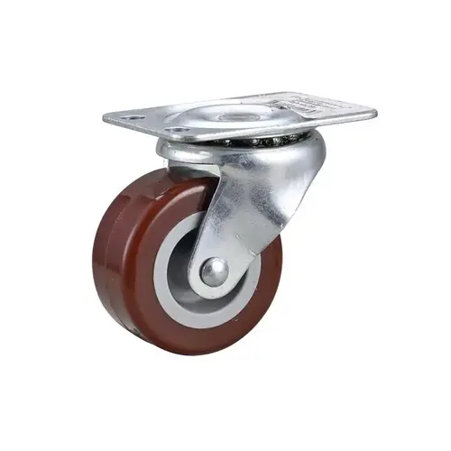 Projex 9270 Caster 2" D Swivel Hard Rubber 125 lb Silver