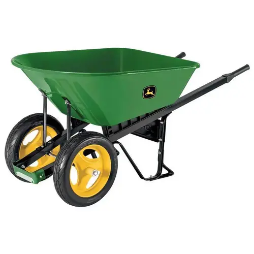 Wheelbarrow Steel 7 cu ft Green