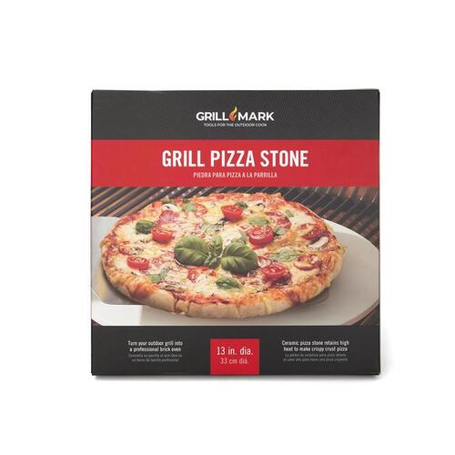 Grill Pizza Stone Corderite Stone 13" L X 13" W Beige