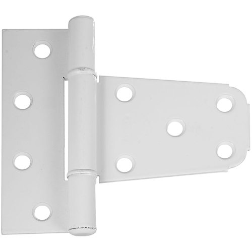 Lighter-Duty Gate Tee Hinge, Aluminum White