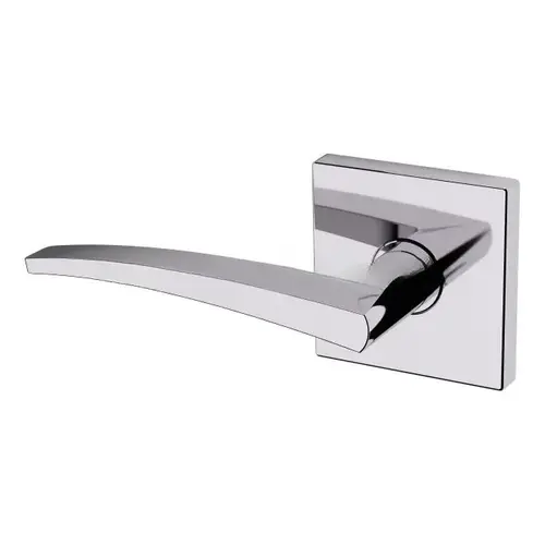 Preconfigured L022 Lever with R017 Rose Left Hand Half Dummy Lock Bright Chrome Finish