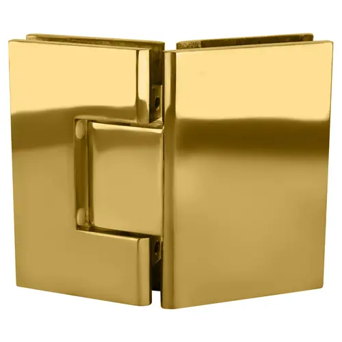 Polished Brass Vienna 045 Series 135 Degree Glass-to-Glass Hinge