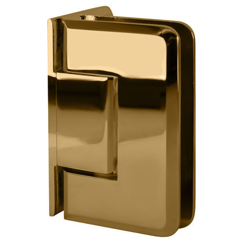 Gold Plated Pinnacle 044 Series Wall Mount Offset Back Plate Hinge