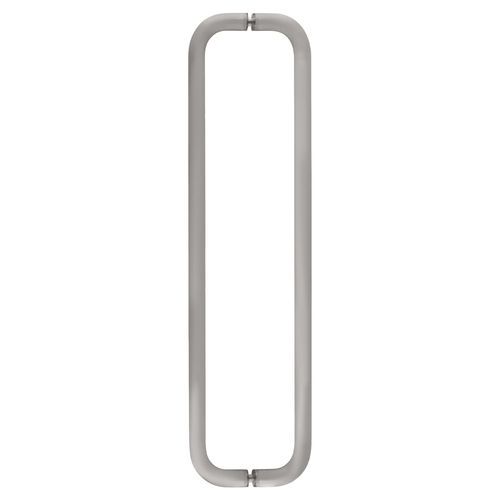 Brixwell TB-20BTB-SA 20 Inches Center To Center Standard Tubular Shower Towel Bar Back to Back Mount Without Washers Satine
