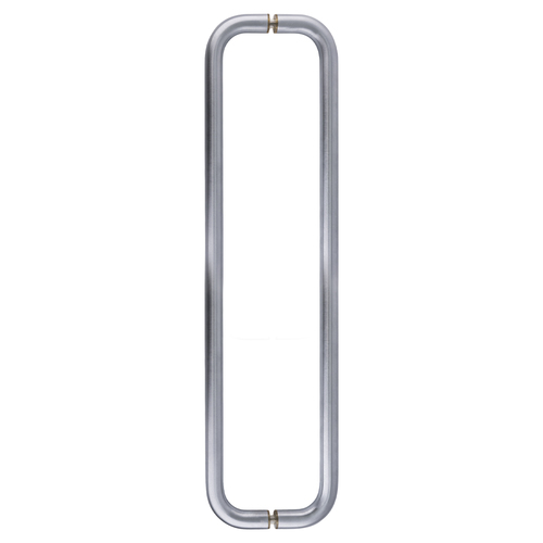 20 Inches Center To Center Standard Tubular Shower Towel Bar Back to Back Mount Without Washers Satin-Chrome