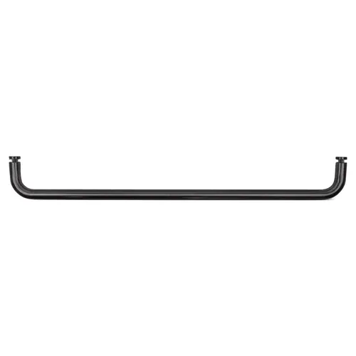 Brixwell TB-24SM-BP 24 Inches Center To Center Standard Tubular Shower Towel Bar Single Mount Without Washers Brushed Pewter