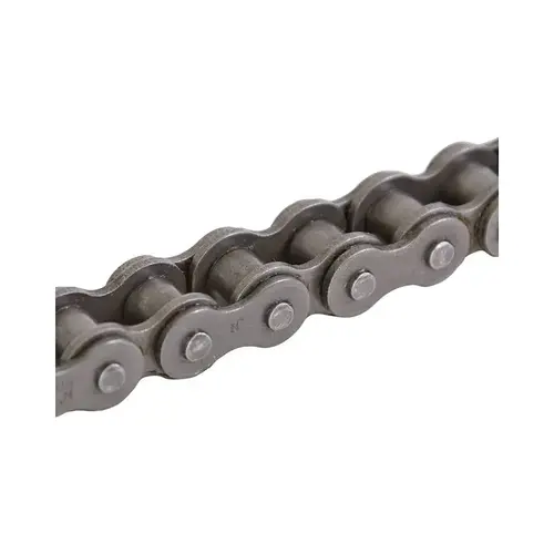 Double Pitch Roller Chain, #41, 10 ft L, 1-1/4 in TPI/Pitch