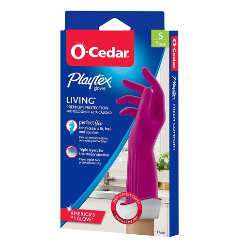 O-Cedar 166118-XCP6 GLOVES CLEANING REUSABLE SMALL - pack of 6