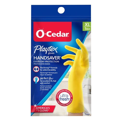 O-Cedar 163670 GLOVES CLEANING REUSABLE XL