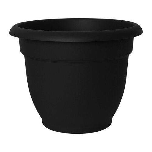 Ariana Planter, 17-3/4 in W, Plastic, Black