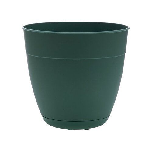 Dayton Ocean DAY1255 Planter, 12 in Dia, Round, Plastic, Turtle Green