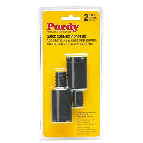 Purdy 140900904 Quick Connect Adapter, Plastic, For: Power Lock Poles