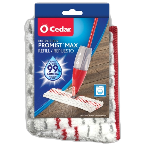 O-Cedar 163113 Mop Refill Pro Mist 9" Sponge Microfiber White