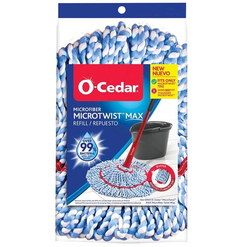 O-Cedar 147525 Mop Refill MicroTwist 16" Wet Microfiber Multicolored