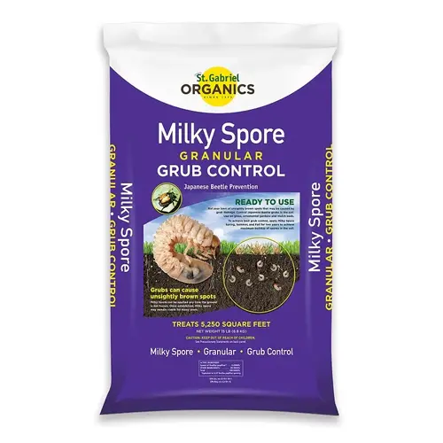 Milky Spore Grub Control Spreader Mix, 15 Lbs., Covers 5,250 Sq. Ft.