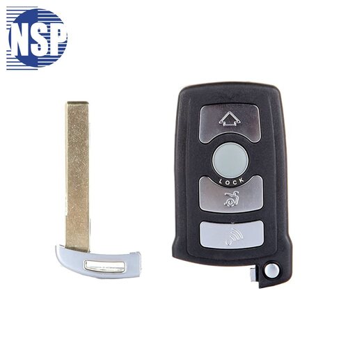 3/5/7-Series 2009-2014 4-Btn Smart Key CAS4 (YGOHUF5662), Silver