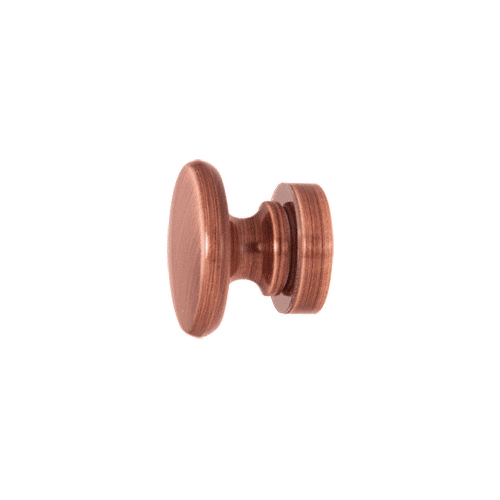 Antique Brushed Copper Traditional Style Single-Sided Door Knob