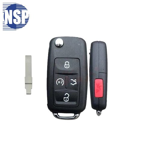 NSP NBG010206T 5-BTN L,U,P,T,RS FLIP KEY - FCC: NBG010206T