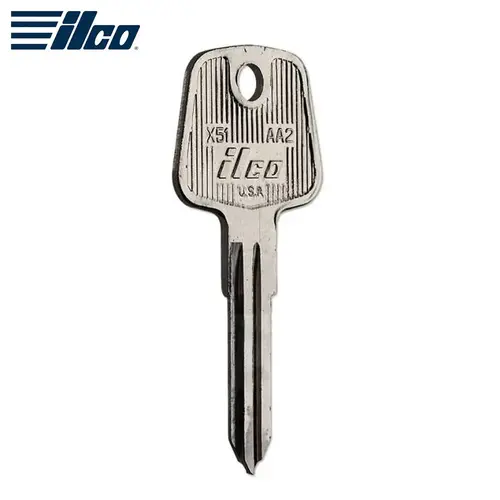 AA2 Metal Head Key Blank (Pk/10)