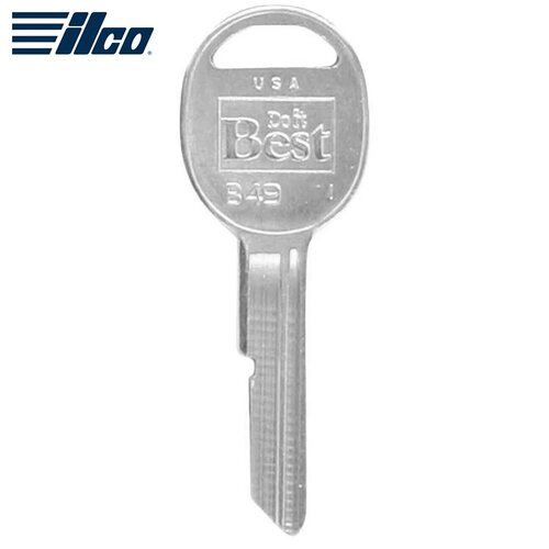 B49 Metal Head Key Blank (Pk/10)