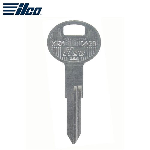 DA28 Metal Head Key Blank (Pk/10)