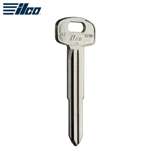 KK2 Metal Head Key Blank (Pk/10)