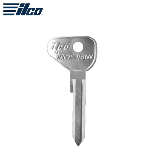 VW71 Metal Head Key Blank (Pk/10)