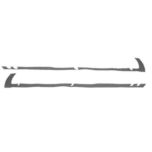 Hardtop Rear Side Seal Kit for a Jeep Wrangler