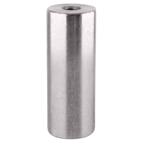 316 Brushed Stainless 3/4" Diameter by 2" Long Standoff Base