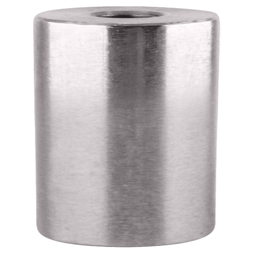 316 Brushed Stainless Standoff Base 1-1/2" Diameter by 2" in Length