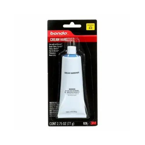 Bondo 928 Cream Hardener, 2.75 oz Tube, Viscous Red