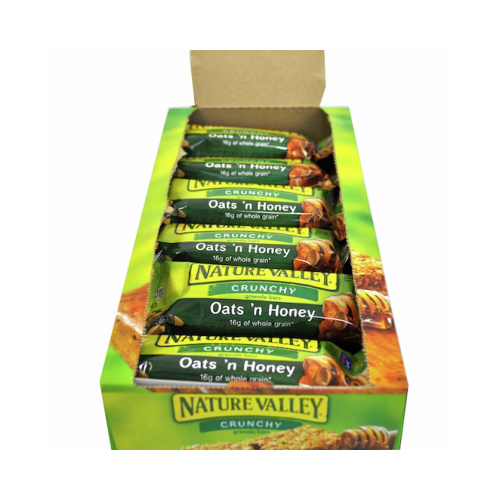 NVOH18 Granola Bar, Honey, Oat Flavor, 1.5 oz - pack of 18