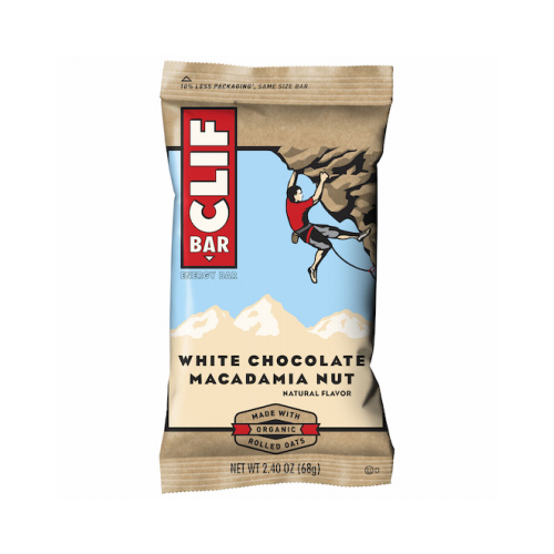 CLIF BAR 582998-XCP12 Energy Bar White Chocolate Macadamia Nut 2.4 oz Packet - pack of 12