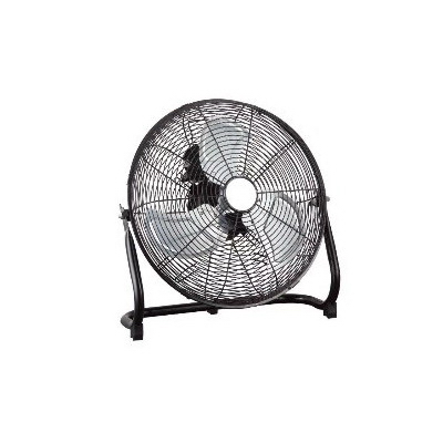 GENEVA INDUSTRIAL GROUP INC HB-C12 High Velocity Floor Fan, Black Heavy-Duty Metal, 12 In.