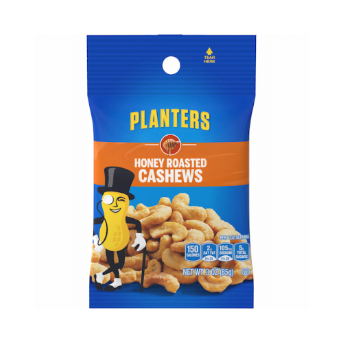 Honey Roasted Cashews, 3 oz. - pack of 12