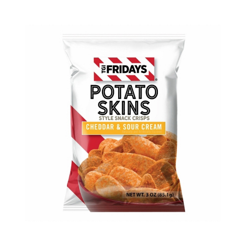 MIDWEST DISTRIBUTION 444532 Cheddar & Sour Cream Potato Skins, 3 oz.