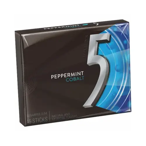 5 Gum, Cobalt Peppermint, 15 Sticks