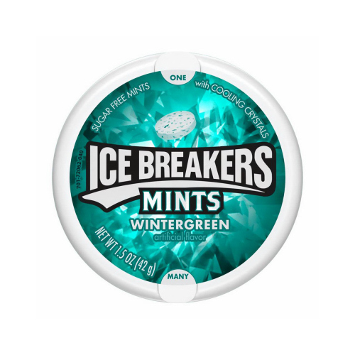 Ice Breakers Wintergreen Mints, 1.5 oz. Tin