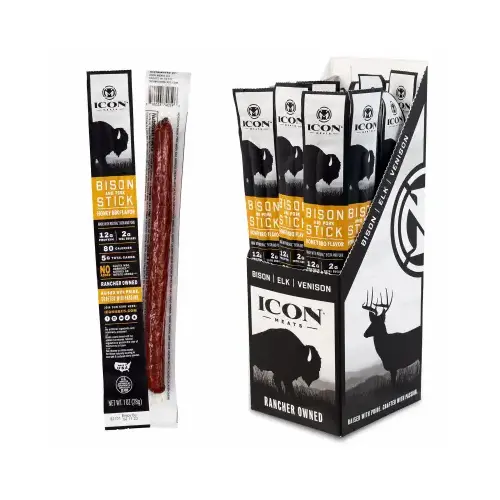 1 Oz. Honey BBQ Bison Stick Jerky