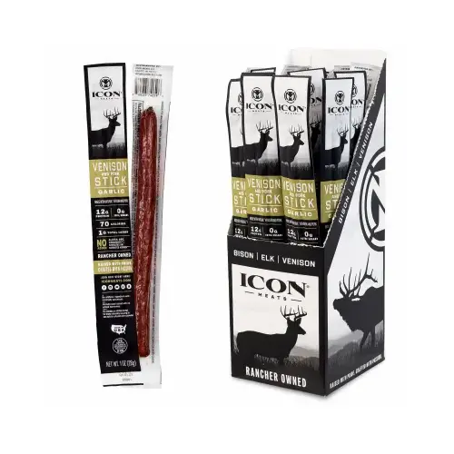 1OZ Garl Venison Stick - pack of 24