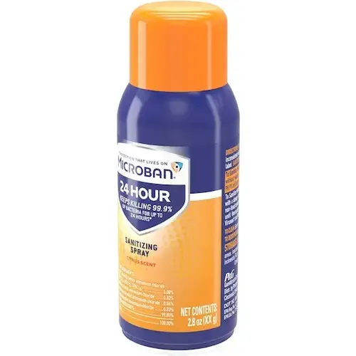 Microban Microban Aerosol Citrus, 2.8 Ounce, 8 Per Case