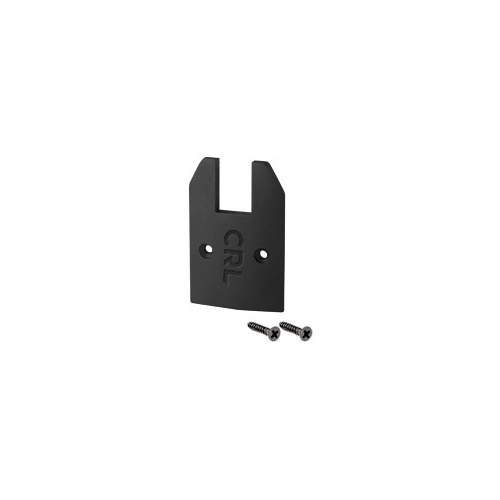 Matte Black Low Profile Tapered End Cap With Screws