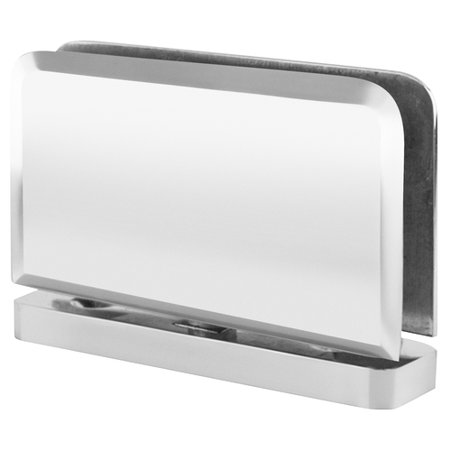 Junior Prima 01 Series Top or Bottom Mount Hinge White with Chrome Accent Screws