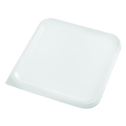 Rubbermaid FG650900WHT Rubbermaid Commercial Products Lid For Square Container White, 1 Count, 12 Per Case