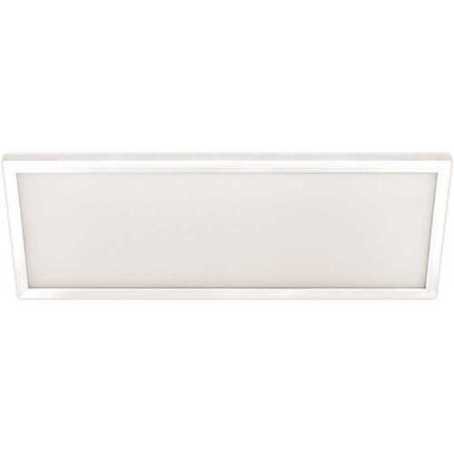 Electric 1 x 4' White Flat Panel 6-Way Color Select LED Fixture